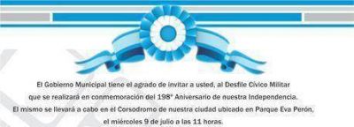 El acto oficial por el D�a de la Independencia se realizar� en el Parque Eva Per�n
