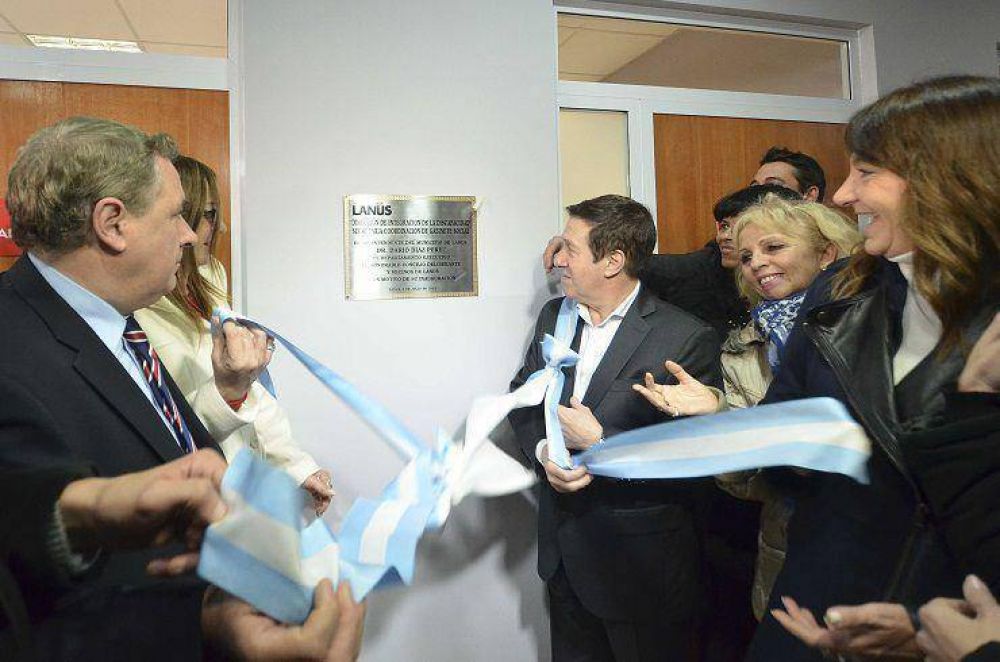Daro Daz Prez inaugur la nueva sede de la direccin de integracin de discapacidad en Lans