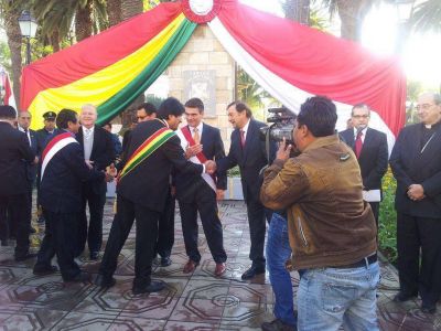 �Junto a Evo Morales sentamos las bases para la integraci�n argentino boliviana�, dijo Isa
