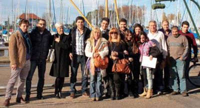 Sebasti�n Garc�a De Luca y su equipo visitaron Vicente L�pez 