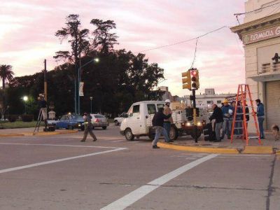 Recambio de nuevos sem�foros: en San Mart�n y Libertad