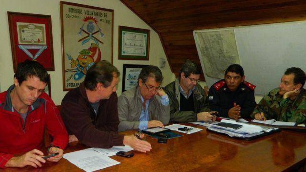 Creciente en Concordia: se trabaja para mantener la situaci�n bajo control