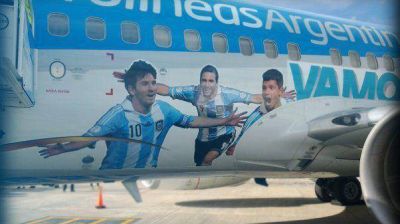 Aerol�neas Argentinas dispuso vuelos especiales a San Pablo por el partido de Argentina en semis