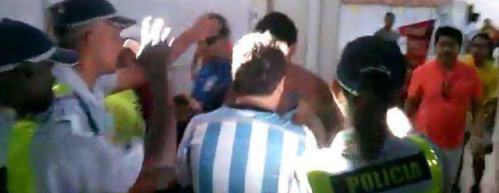 Dos hinchas de Central detenidos por incidentes en Brasilia