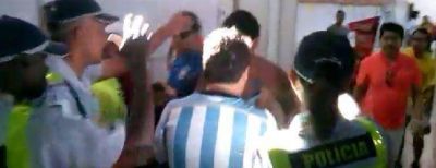 Dos hinchas de Central detenidos por incidentes en Brasilia