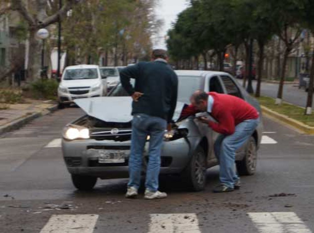 Violento choque en Paso y Villarino 