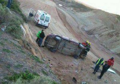 En grave estado por un violento vuelco en la Ruta 7 