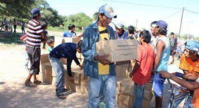 Realizaron la entrega de m�s de seis mil m�dulos alimentarios en el oeste formose�o