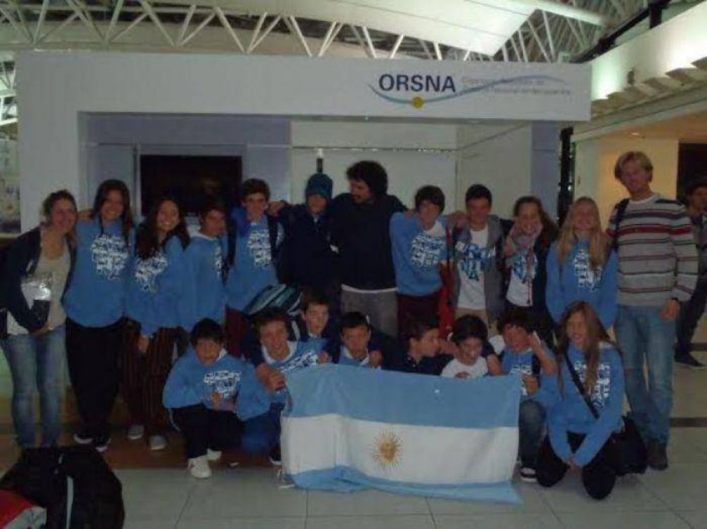 El Equipo Argentino de vela clase Optimist rumbo a Puerto Vallarta