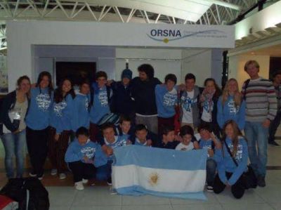 El Equipo Argentino de vela clase Optimist rumbo a Puerto Vallarta
