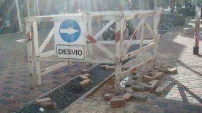 Remodelaci�n de Rivadavia: retrasada por falta de materiales, finalizar�a en agosto