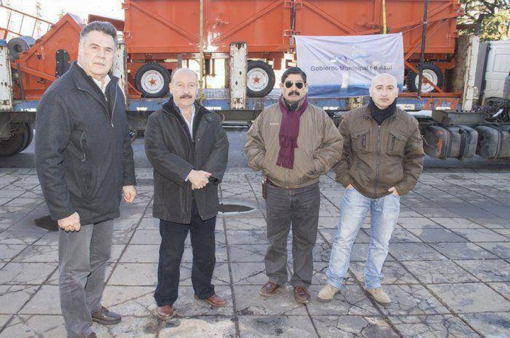Lleg� la nueva cinta transportadora para el tratamiento de residuos en el EcoAzul
