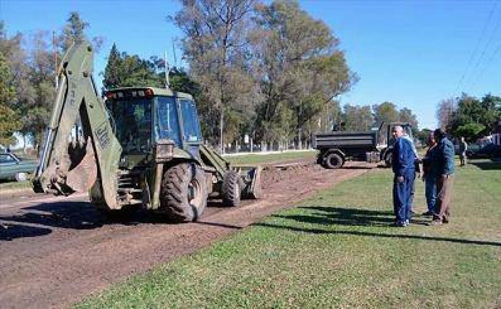 Goya: Comenz� el ensanchamiento de la avenida Devoto