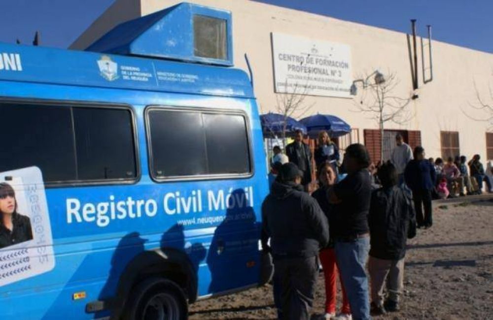 Registro Civil Mvil en el barrio Hipdromo