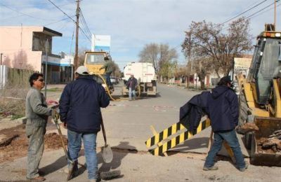 Cutral Co: Avanzan las obras en los barrios del centro