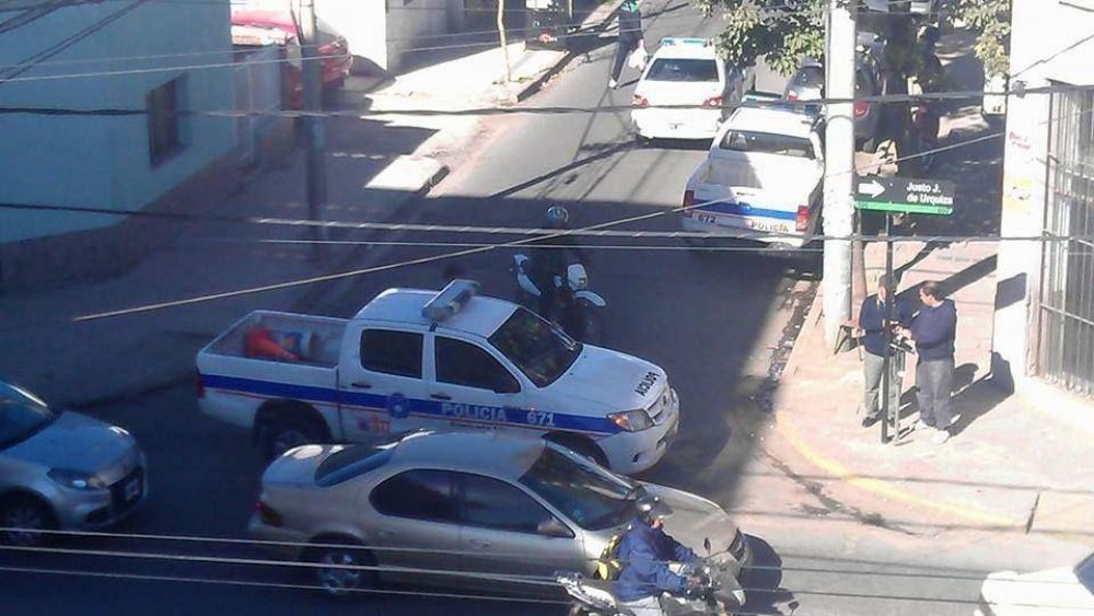 Disparos, tensi�n y fuerte operativo en el centro de la ciudad