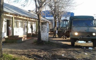 El ej�rcito colabora con la asistencia a los damnificados