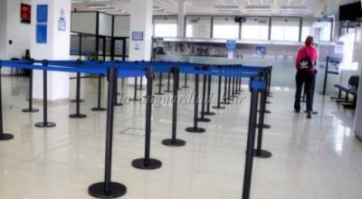 Paro bancario roz� el 95% en Caleta Olivia