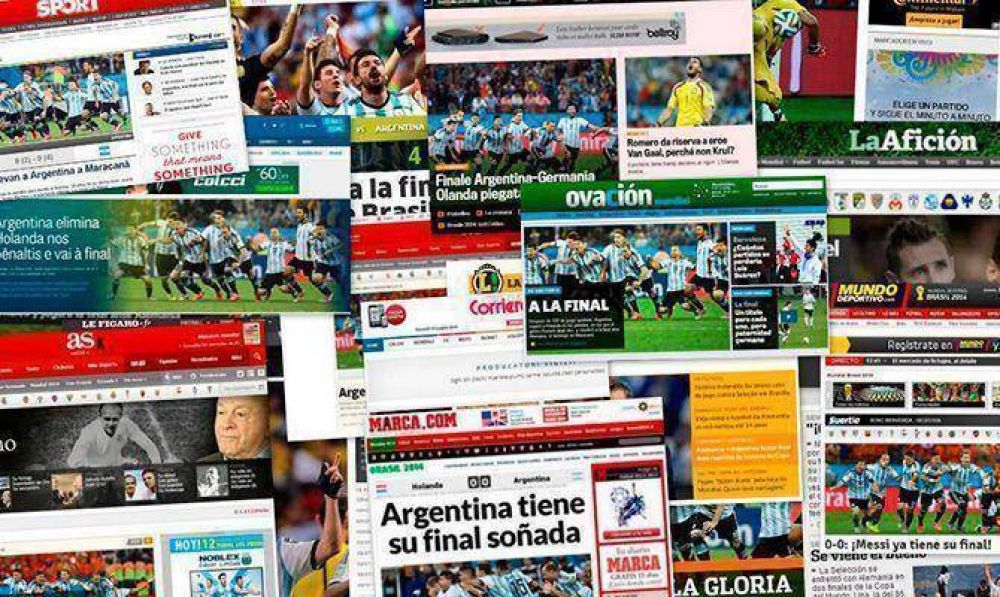 La prensa mundial destac� al flamante finalista