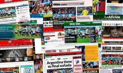 La prensa mundial destac� al flamante finalista