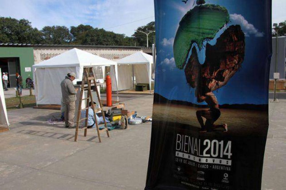 Con el recibimiento a los artistas, comienza la Bienal de Esculturas 2014
