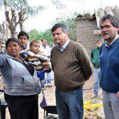 Peppo comprometi� 20 soluciones habitacionales en el paraje El Palmar