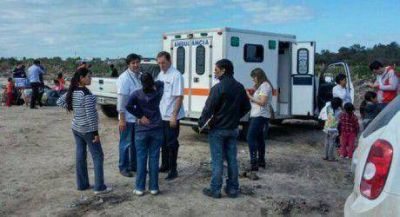 Evacuados reciben atenci�n m�dica a cargo de varios grupos de especialistas