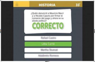El massismo porte�o en guerra de �Preguntados� contra Carri�