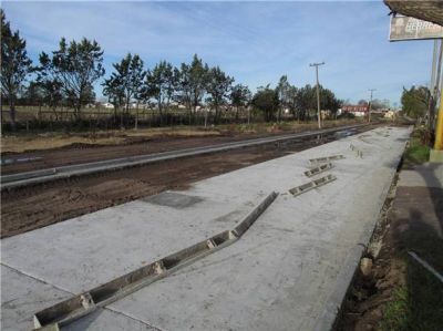 El pavimento cont�nuo lleg� a Barrio Palermo