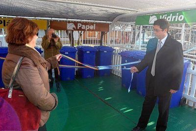 Reinauguraron el Punto Limpio en el Hiper de Aguado