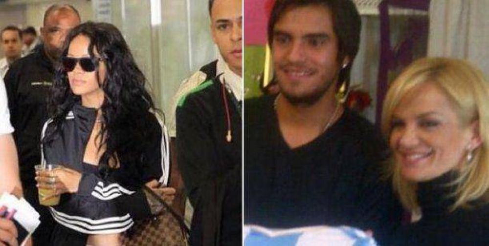Rihanna ya est� en Brasil para ver la final y hacer que Eliana Guercio le entregue a Sergio Romero