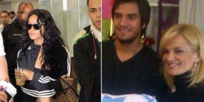 Rihanna ya est� en Brasil para ver la final y hacer que Eliana Guercio le entregue a Sergio Romero