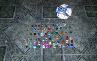 Secuestraron coca�na escondida en una pelota de f�tbol