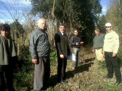Musso recorri� caminos rurales en Carlos Keen