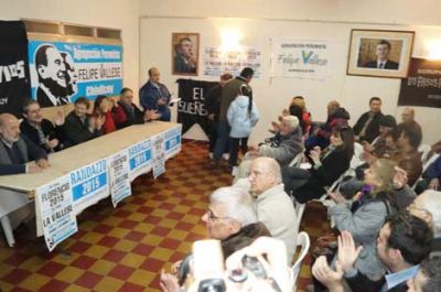 Se present� la Mesa Pol�tico-Sindical �Randazzo 2015� 