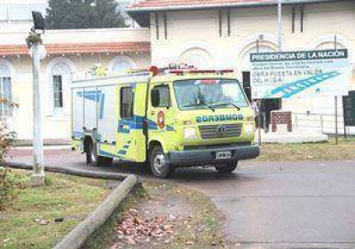 Principio de incendio en un sector del Hospital