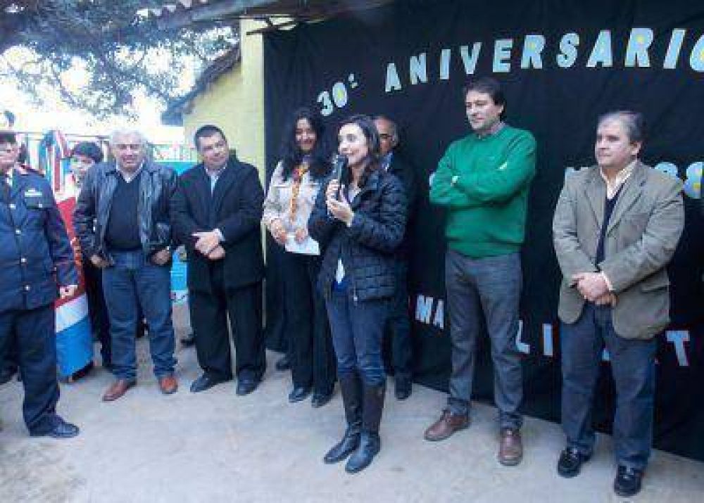 LA BANDA: Mariela Nassif valor� la tarea educativa del Grupo Scout N� 238 Bombero Voluntario Tom�s Libert