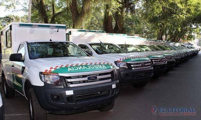 Millonaria inversi�n provincial para la compra de ambulancias para hospitales