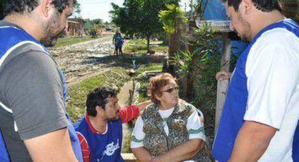 Jornadas solidarias en provincias afectadas por las inundaciones