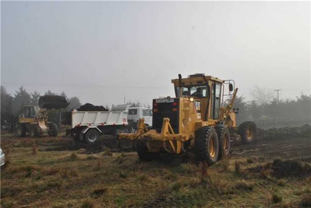 Comenzaron los trabajos en el predio de la instalaci�n de la Planta Potabilizadora