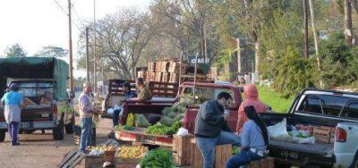Protesta volvi� a paralizar al Mercado Central y productores salieron a vender a la ruta