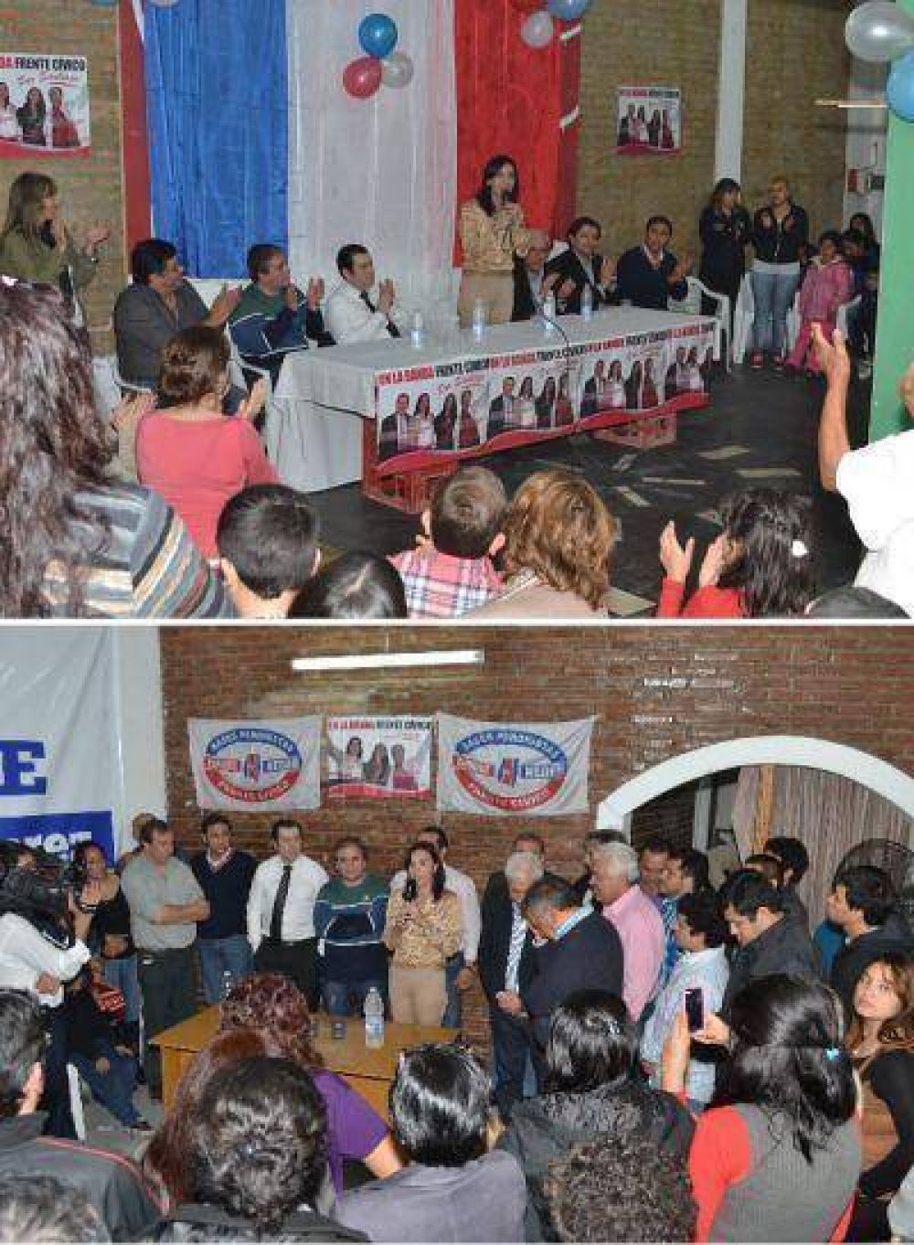 Elecciones municipales: Continúa la intensa actividad de los candidatos del Frente Cívico en La Banda