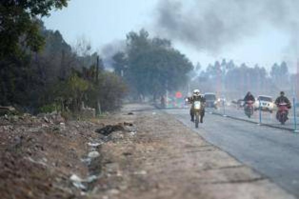 Vigilan los accesos a la ciudad para evitar que se tire basura