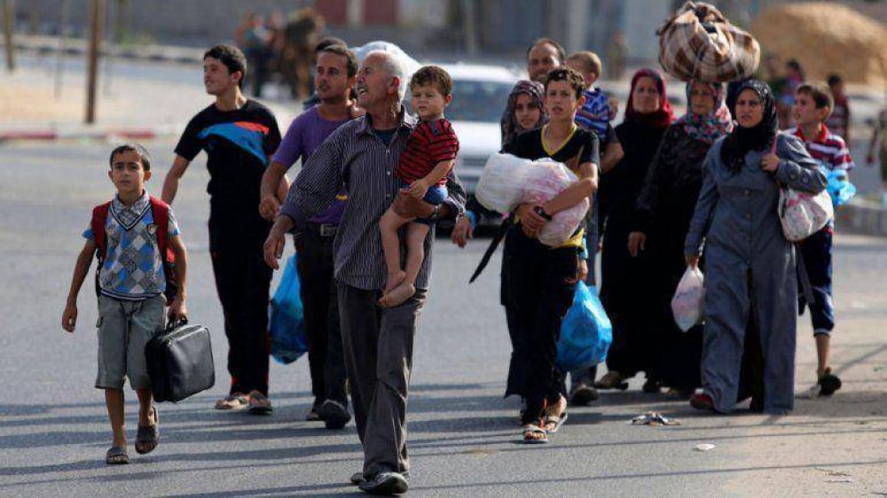 El Ej�rcito de Israel urgi� a 100.000 palestinos a abandonar la Franja de Gaza