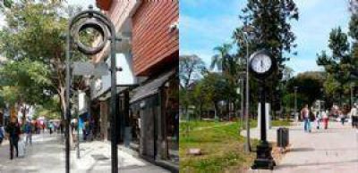 Reparan relojes de la peatonal