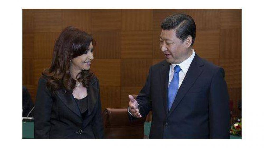 Cristina Kirchner recibe al presidente de China en Casa Rosada