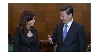 Cristina Kirchner recibe al presidente de China en Casa Rosada