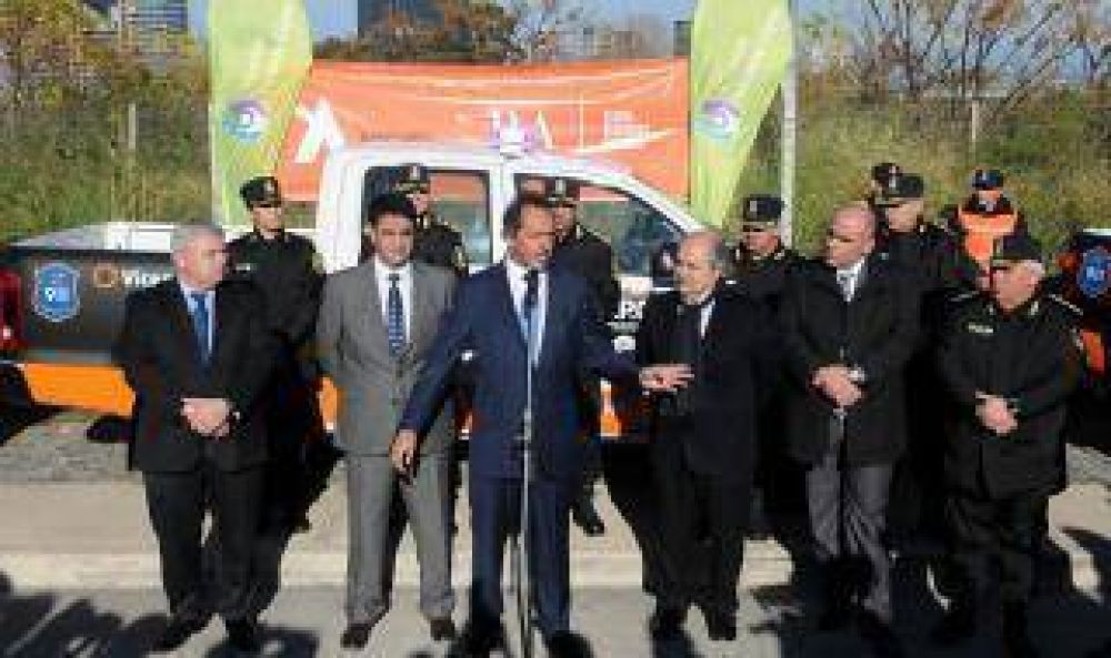 Seguridad: Scioli puso en marcha el Comando de Patrullas en Vicente L�pez