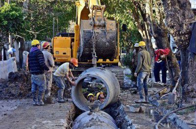 Sigue avanzando la obra hidr�ulica anexa al t�nel de Chacabuco