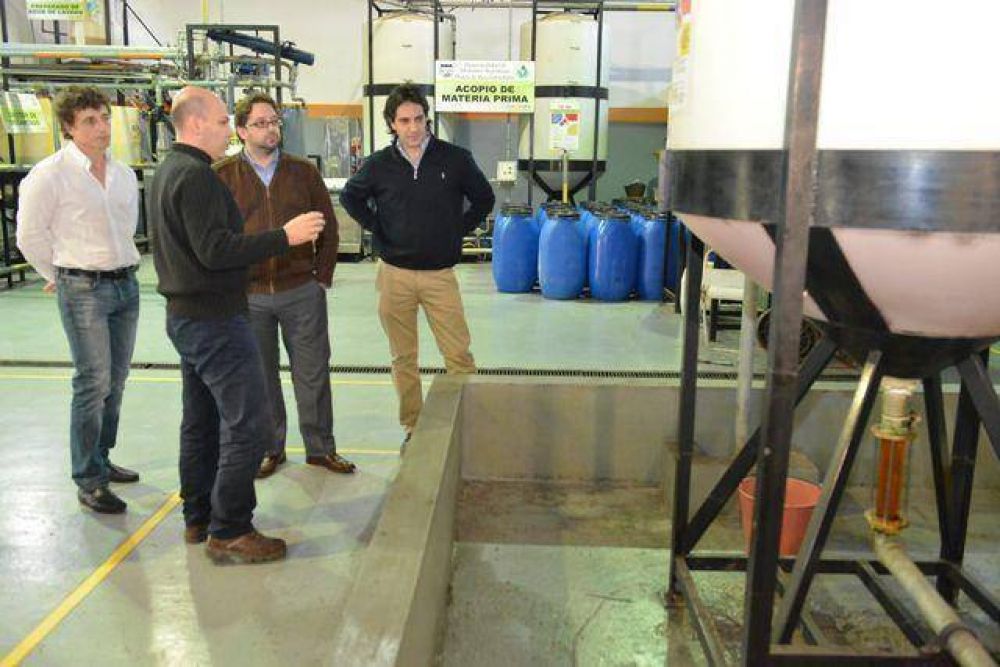 Marco Lavagna recorri� las plantas municipales de Biodiesel y Reciclado